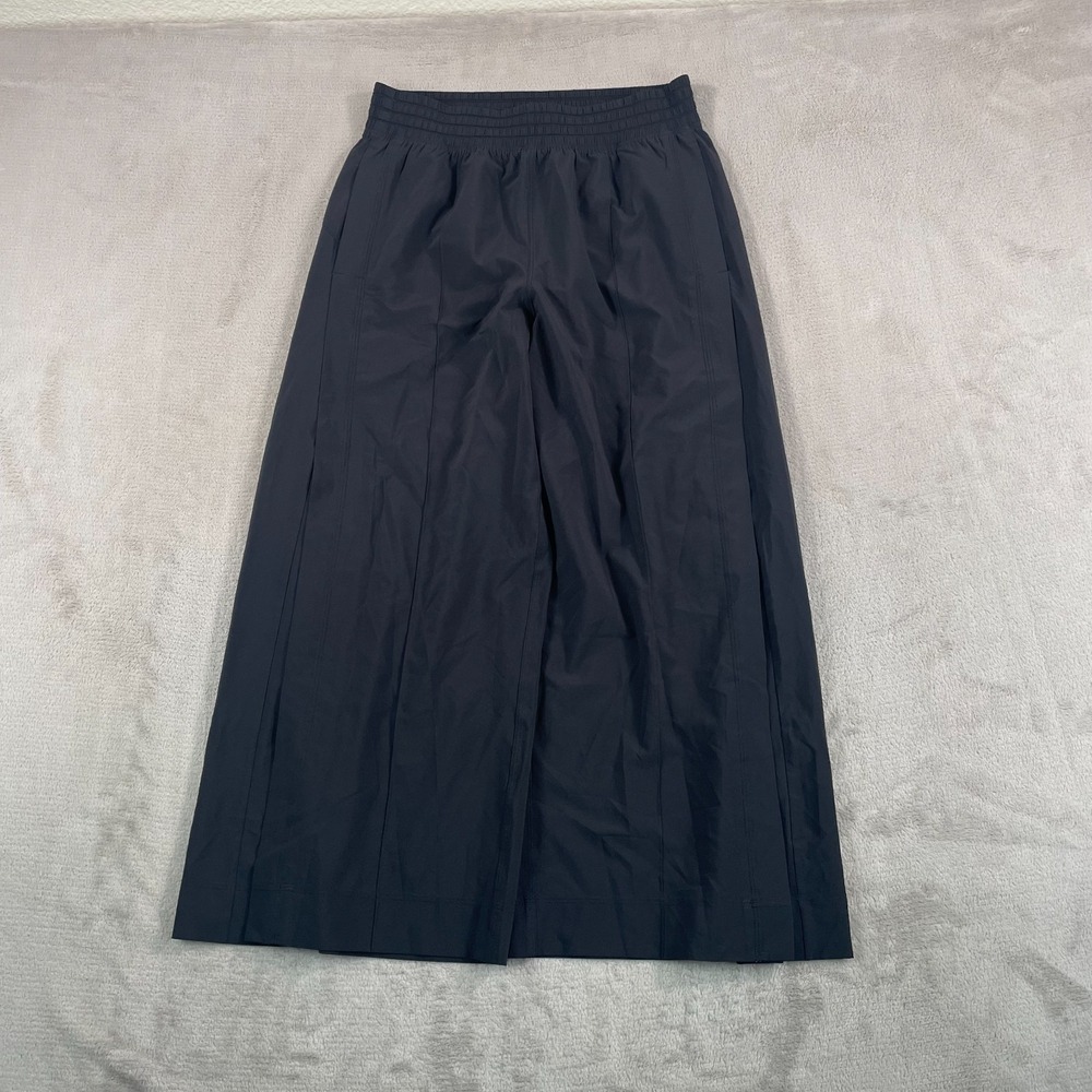 Lululemon Wanderer Culotte Wide Leg Pants‎ Women 6 Black Stretch Wicking